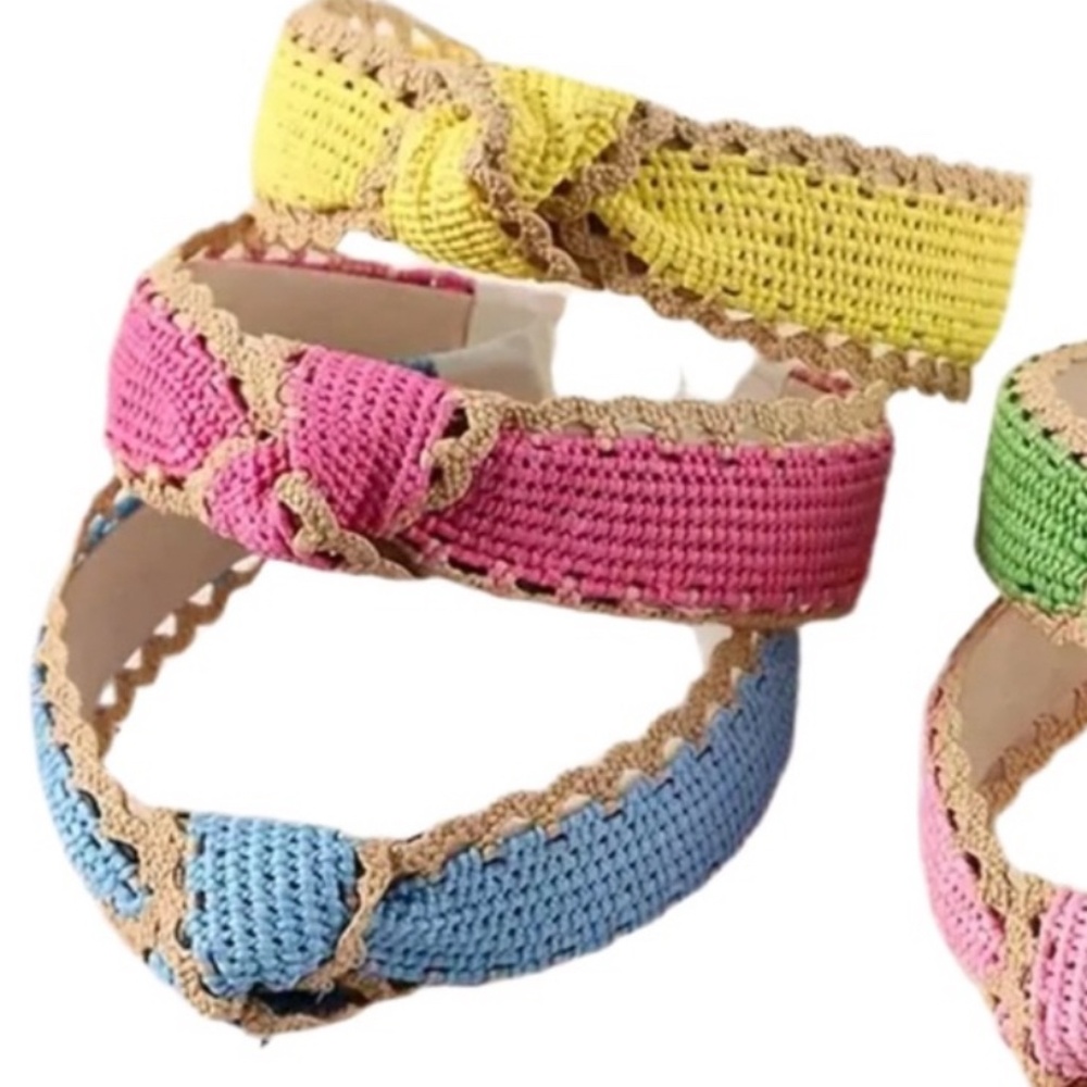 416. The Beach Vacation Raffia Headbands